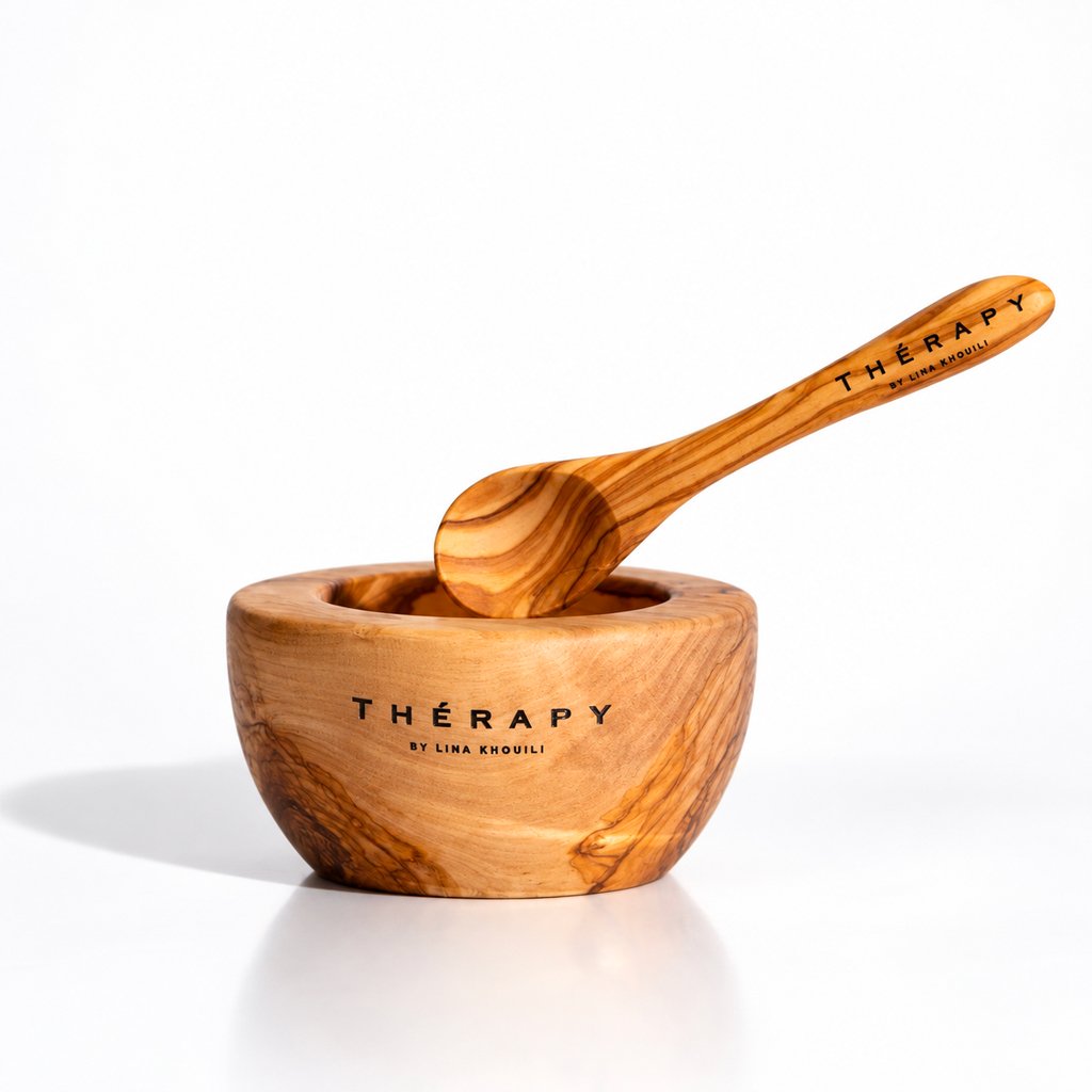 BOL & CUILLÈRE THÉRAPY - EN BOIS GRAVÉS
